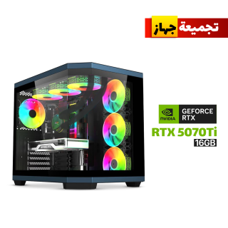 Gaming PC AMD Ryzen 9 9900X3D, MSI X870 Gaming Plus WiFi DDR5 MB, 32GB DDR5 (6000) RAM, 2TB NVMe Gen-4 SSD, RTX 5070 Ti 16GB VGA, 1000 WATT GOLD PSU, Asus Prime L360 Liquid Cooler, Acer V950 Mid Tower Case With 7x RGB Fans, Windows 11 Pro License