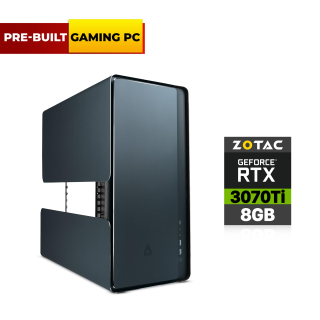 Pre-Built Gaming PC i7-11700F, Asrock B560 D4 MB, 16GB DDR4 RAM, 1TB SSD+1TB HDD, Zotac RTX 3070 Ti 8GB VGA, Azza L360 Liquid Cooler, 650 Watt PSU, Azza Cast 808 Mid Tower Case Black, Lian Li MB & VGA Strimers, Windows 11 Pro (License)