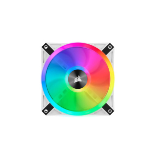 Corsair iCUE QL120 RGB 120mm PWM Single Fan Pack-White