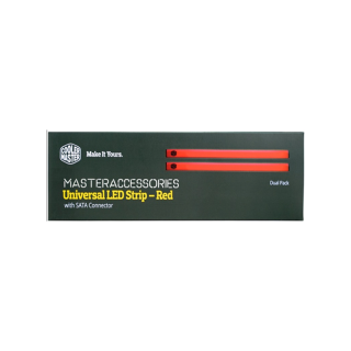 Cooler Master Universal LED Strip Dual Pack with SATA Connector - Red