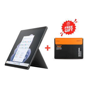 Microsoft Surface Pro 10 Intel Core Ultra7-165U 16GB RAM 512GB SSD Intel Graphics 13" Windows 11 Pro - Black + Skinarma ShinGoki Laptop Sleeve