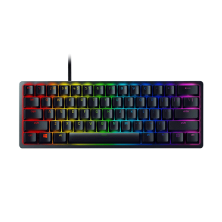 Razer Huntsman Mini Linear Optical Switches (Red) 60% Gaming Keyboard: Chroma RGB Lighting, Pbt Keycaps, Onboard Memory - Black