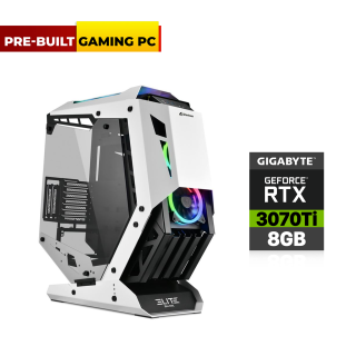 Pre-Built Gaming PC i7-12700K, ASUS TUF Gaming Z690 D4 MB, 16GB DDR4 RAM, 1TB SSD, Gigabyte RTX 3070 Ti 8GB, NZXT Kraken 240 Cooler, Asus 850 Watt PSU, Sharkon Elite Shark CA700 Case, Windows 11 Pro (License)