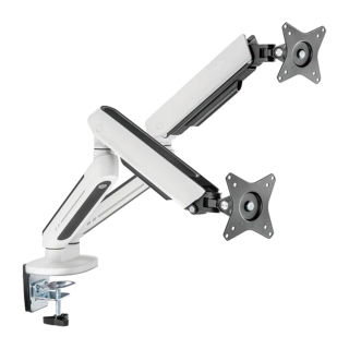 Twisted Minds Dual Monitor Arm - White (17