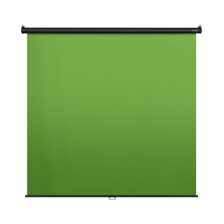 Elgato Green Screen MT Wall-Mounted Retractable Chroma Key Backdrop With Wrinkle-Resistant Fabric For background Removal 