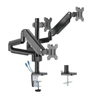 Twisted Minds Triple Monitor Arm with Dual 3.0 USB Port (17