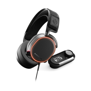 SteelSeries Arctis Pro Game DAC Wired Gaming Headset Dedicated DAC & Amp Noise Cancellation For PC PS5/4 - Black