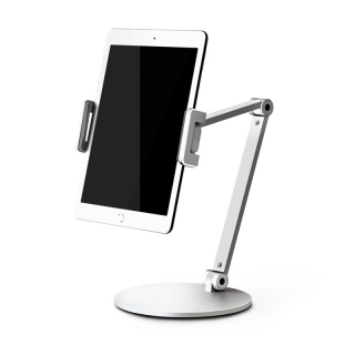 Upergo AP-7L Long Arm Phone And Tablet Stand/Holder Aluminum Alloy Height Adjustable For Up to 17