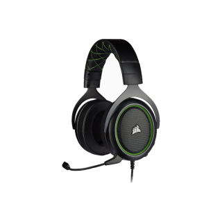 Corsair HS50 Pro Stereo 3.5mm Gaming Headset Green For PC,PS 4/5,XBox On/S Nintendo & Mobile Devices